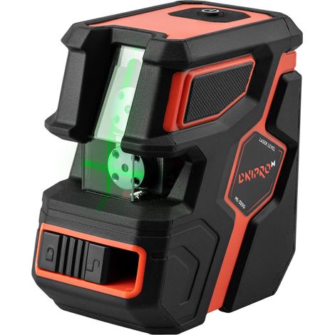 Nivel Láser Verde Autonivelante Profesional ML-320G DNIPRO-M - Precisión ±0,3 mm/m, 2 módulos, USB-C 2600 mAh, IP54, soporte magnético