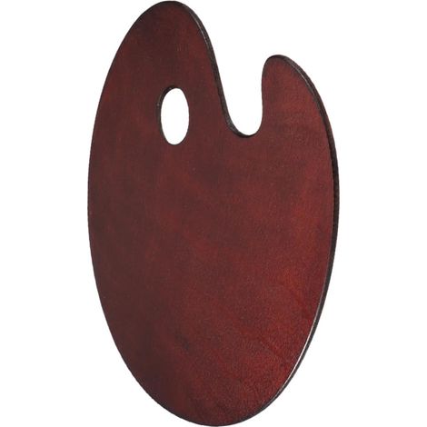 Palette Portable plaquer pour Couleur mélangeurs d'aquarelle Mixer mixeur Plateaux de mélange Pratiques bacs à pigments multifonctionnels Moyen de Peinture à l'huile Bois Café (1/5)
