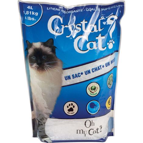 Litière pour chats Crystal Cat 4 L