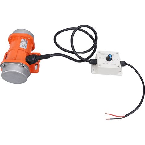 12-V-Gleichstrom-Betonrüttler, 4000 U/min, bürstenlos, Aluminiumlegierung, Schutzart IP65, mit variabler Drehzahlregelung, 20 W (1/5)