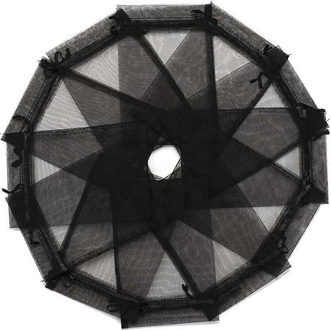 100 schwarze Organza-Geschenktüten (9 x 12 cm) für Schmuck, Make-up und Süßigkeiten. (1/5)