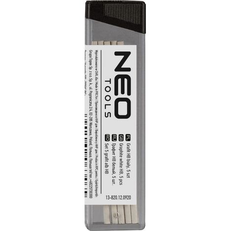Grafite HB bianche (per 13-810, 13-815), 5 pezzi (1/4)