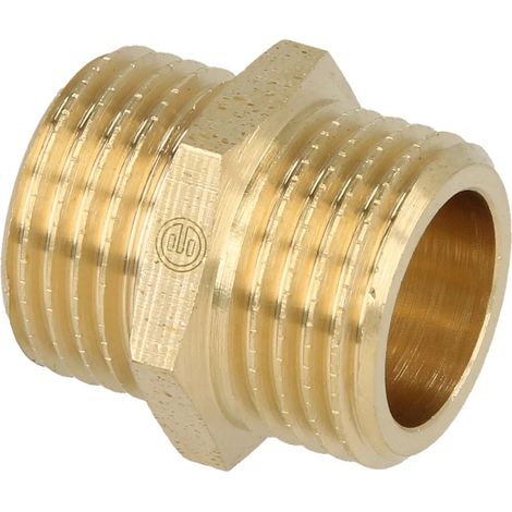 Nipple double 1/2’’ hexagonal laiton nu