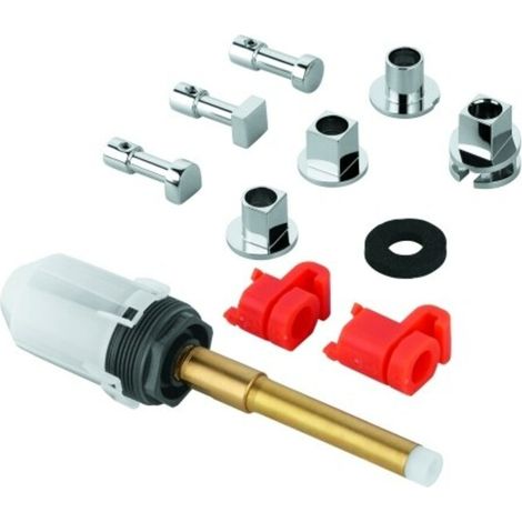 GROHE Umstellung 48444, für Unterputz-Einhandmischer Wanne, 25 mm, inklusive Umstellknopf, chrom (1/2)