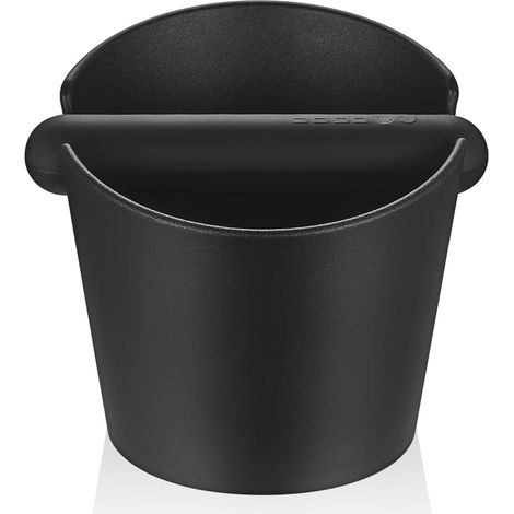 Coffee Knock Box, Boite à Café, Bac à Marc de Cafés, Pot Boîte à Marc a Cafe avec Barre de Frappe Amovible pour Expresso Barista Accessoire de Machine à Cafés Cuisine(Noir) (1/5)