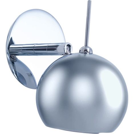 LedsC4 Aplique de Pared para Dormitorio Orientable para Bombilla E27. Aluminio Ideal para Cabeceros de Cama (1/5)