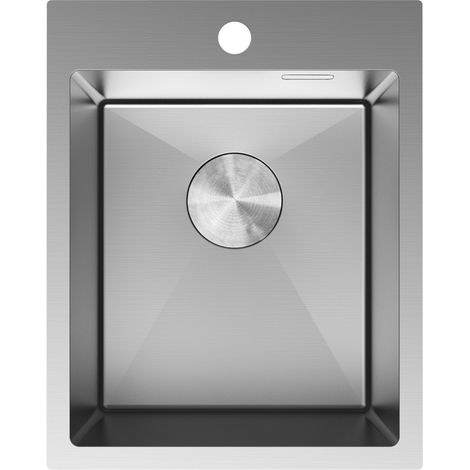 Mexen Solix évier en acier inoxydable 1 bac 400 x 500 mm, inox - 6406401000-01 (1/5)