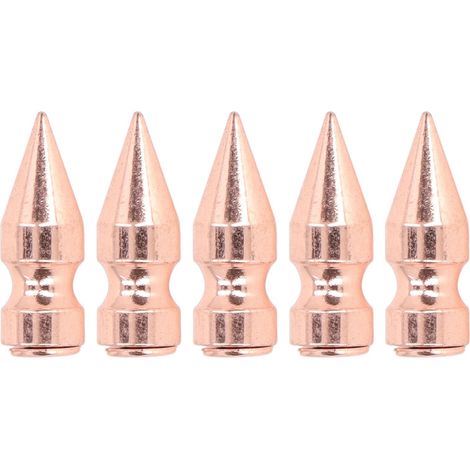 Clous pointus à plateforme haute de 925 mm, clous pointus en or rose, vis et rivets pour vêtements, chaussures, sacs, étuis de téléphone et autres clous décoratifs de style punk à faire soi-même. (1/5)