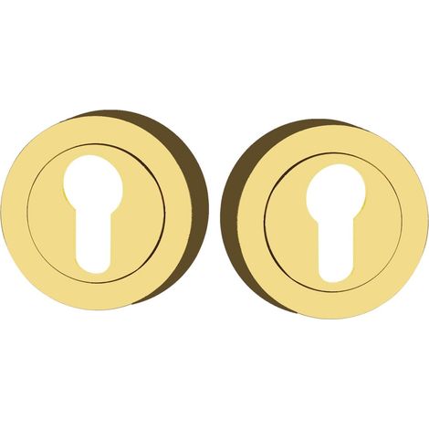Runde Rosette mit Goldeinsatz von Elika (1/3)