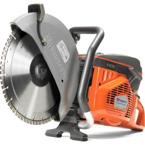 Husqvarna – Découpeuse à essence 350mm – Profondeur de coupe 155mm – Moteur X-Torq pour faible consommation – Applications béton, métal, pierre
