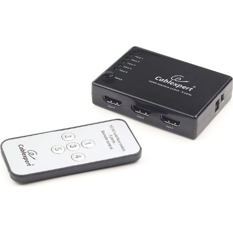 Commutateur hdmi 5 ports gembird 5 ports (1/2)
