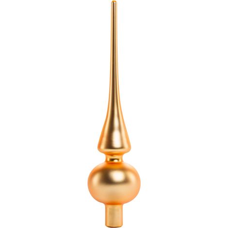 TrendLine Christbaumspitze 26 cm Glas Gold Baumspitze Weihnachtsbaumspitze (1/3)