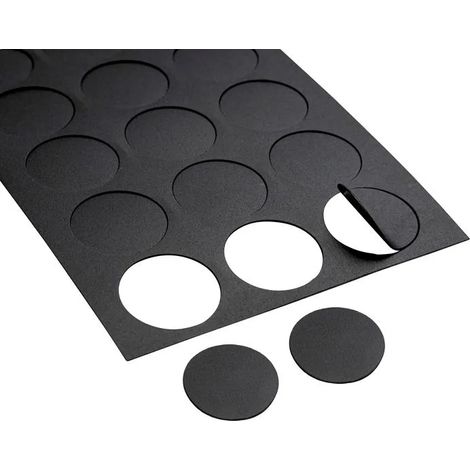 Klebekappen ipea 20 mm schwarz Packung 120