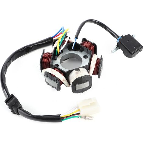 GY6 C110‐6 Magneto-Statorspule Ersatzteile Zubehör für Dirtbikes (Einzeln Gelb AC) (1/5)