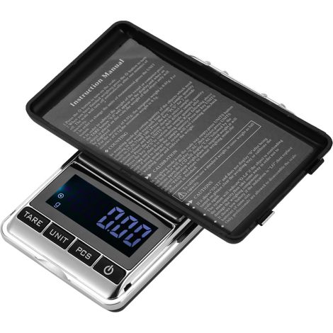 Balanza de bolsillo de alta precisión 300 g/0,01 g, balanza de cocina precisa, balanza de joyero, mini balanza de alimentos, balanza de cocina eléctrica, balanza de repostería (1/5)