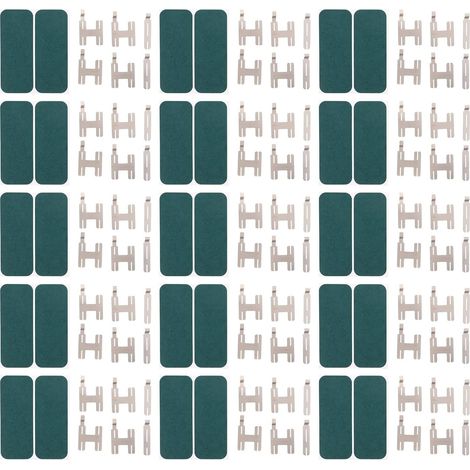 20 jeux de bandes de soudage par points pour batteries : languettes de batterie nickelées à souder - Kit d'outils de réparation de batteries électriques à faire soi-même pour une (1/5)