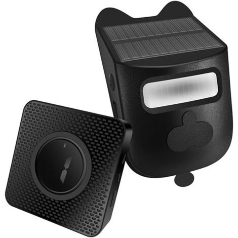 Alarmes Solaires pour Allée Capteurs et Détecteurs de Mouvement sans Greeters Alarmes de Recul Systèmes de Sécurité Domestique Facile à Utiliser Prise UE A (1/5)