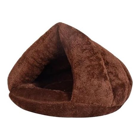 Cat Bed, Dog Bed, Plush Sleeping Bag, Nest for Small, Medium, and Puppy Dogs, Indoor Triangle House, Cushion, Basket, Sofa Bed, Pet Blanket, Foldable (1/5)