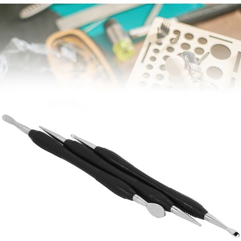 Kit de Sculpture sur Cuir avec Stylo et Cuillère, Outils de Maroquinerie pour Impression et Décoration (1/5)