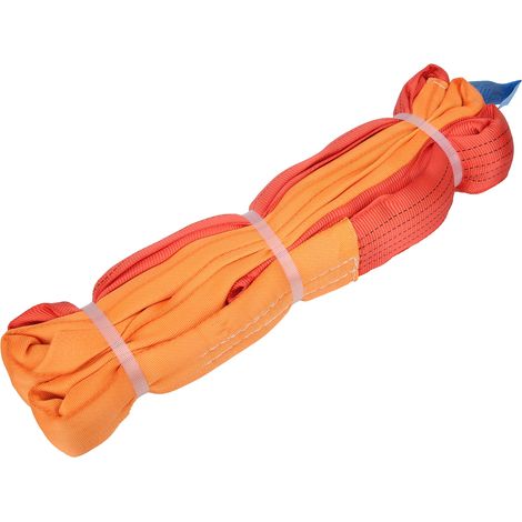 Sangle de levage flexible polyester 5T/3M, élingue sans fin robuste, bande de levage résistante (1/5)