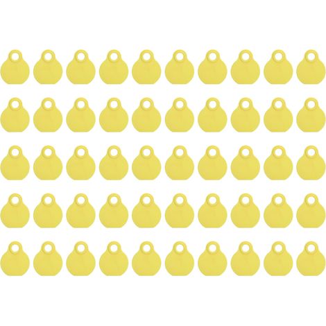 Étiquettes de cou de bétail en TPU, haute durabilité, flexibilité, Code QR, étiquette d'identification vierge pour la gestion des ranchs de bétail, 50 pièces (1/5)