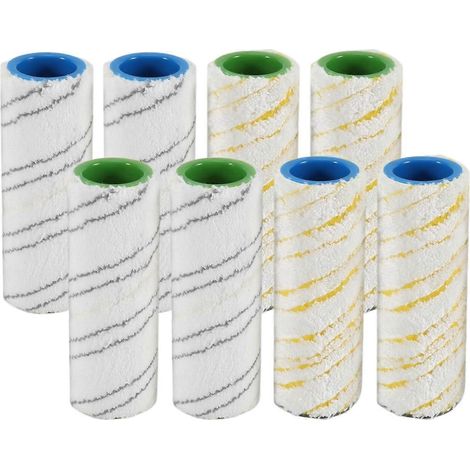 Lot de 8 rouleaux de rechange pour Karcher FC7, FC5, FC3D et FC3, références 2.055-006.0 et 2.055-006.0. (1/5)