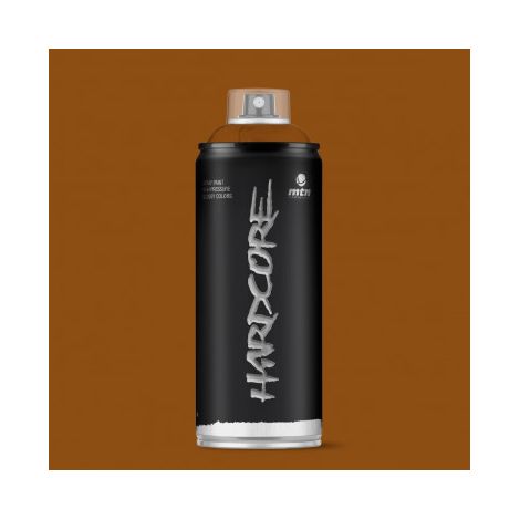 MTN Hardcore Spray Paint Can - Gloss Finish - 400ml - R-8002 / Toasted Brown (1/2)
