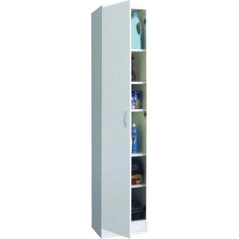 colonna multiuso 5 ripiani bellahome bianco 40x36x187 cm