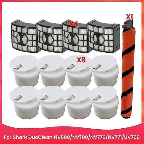 Kit de 13 filtres et brosses pour aspirateur Shark DuoClean NV600 NV700 NV770 NV771 UV700 - Accessoires pour aspirateurs - JXLGV (1/5)