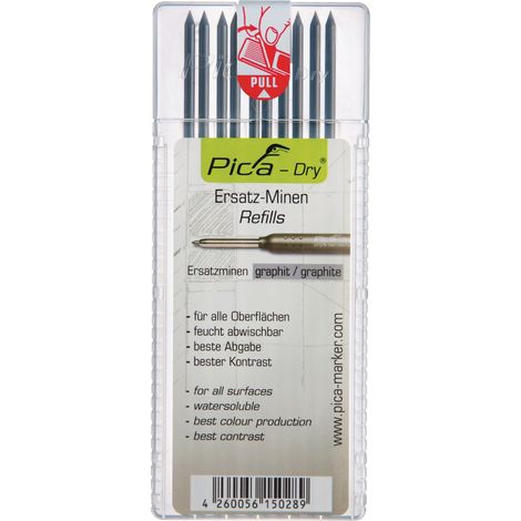 Cimco Mine in grafite set da 10 per marcature precise
