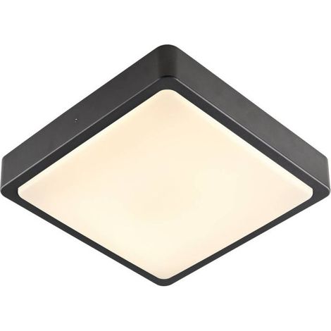 Appliques extérieures LED avec détecteur AINOS SENSOR applique plafonnier ext carré anthr LED 18W 3000K/4000K détecteur - SLV 10 (1/5)