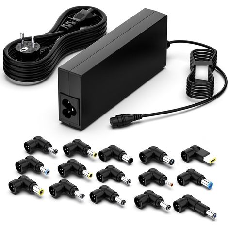 90W Chargeur Universel Ordinateur avec 15 Tips (1/5)