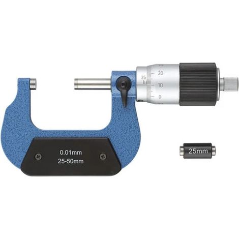 Fervi M022/25/50 Micrometro per esterni centesimale 25 - 50 mm