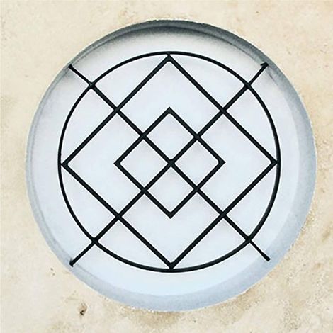 Grille de Defense Aquitaine diametre 60 cm pour Fenetre ronde (côte tableau) (1/2)