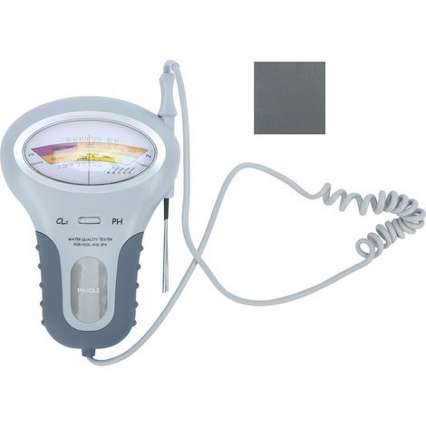 CL2- und pH-Meter, Geräte zur Prüfung der Schwimmbadwasserqualität, tragbares pH-Messgerät für Schwimmbäder (1/5)