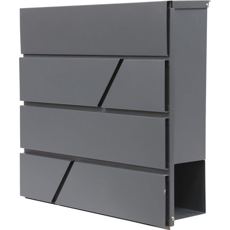 Cassetta postale stabilus pw-612-6 acciaio inox 2 chiavi (1/3)