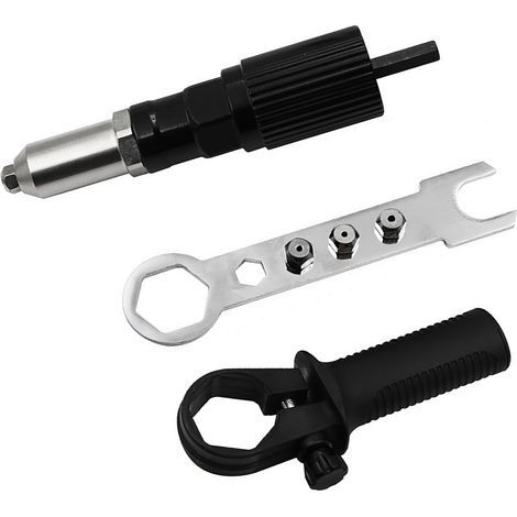 Elektrisches Nietwerkzeug-Adapterset, Bohrnietpistolen-Konverterset, arbeitssparendes Handwerkzeug-Zubehör (1/5)