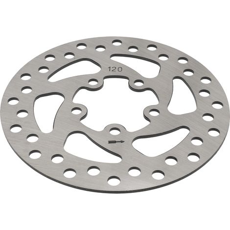 Disque de frein universel en acier creux à 5 trous, épais de 120 mm, adapté aux vélos électriques. (1/5)