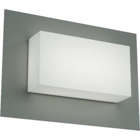 Plafoniera moderno top light miami plus r gx53 led ip54 alluminio policarbonato, finitura metallo antracite