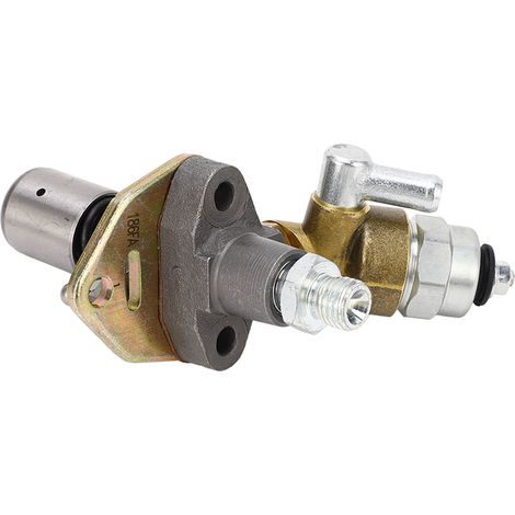 Pompe à carburant pour générateur diesel 186FA, pompe à carburant monocylindre refroidie par air L100N avec électrovanne, 12V. (1/5)
