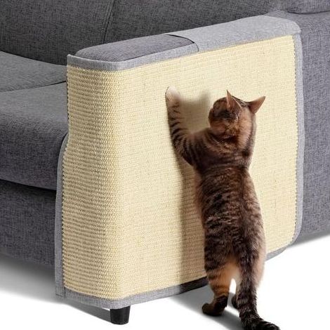 Nappe carrée en coton et lin, imperméable et infroissable, style champêtre, pour table de salle à manger, nappe en tissu doux avec pompons, beige, 140 x 140 cm, 4 à 6 personnes (1/5)
