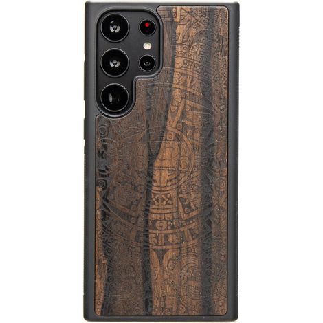 Bewood Holzhülle für Samsung Galaxy S23 Ultra AZTEC ZIRICOTTE CALENDAR (1/4)