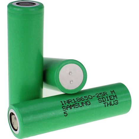 Samsung Lithium-Ionen-Akku 3,6 V 2,5 Ah für mobile Elektronikgeräte