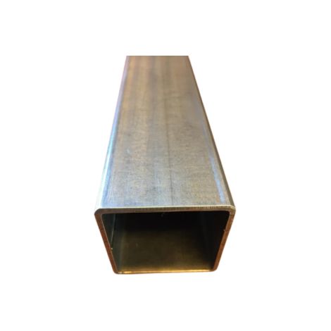Tube carré acier galvanisé 50x50x2 mm - Longueur 20 cms (1/2)