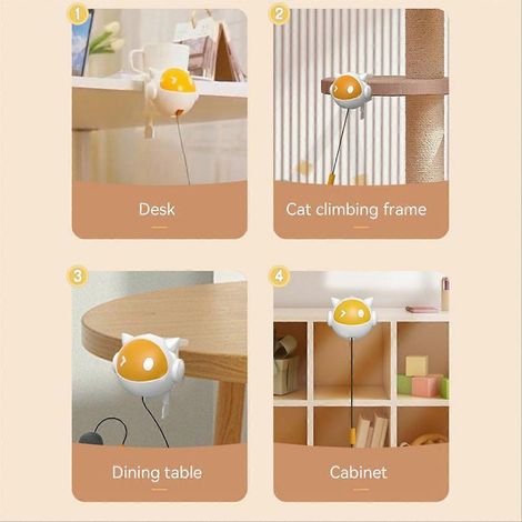 Balle interactive pour chat à suspendre (1/5)