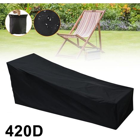 Housse imperméable pour chaises de jardin, 210D/420D, résistante et durable, couleurs inaltérables, indéchirable et résistante aux UV.