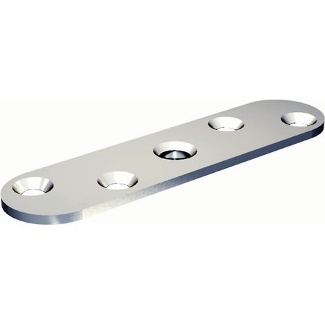 Slid'Up By Mantion – Platine de fixation sur chant pour monture SLID'UP 1200 – Épaisseur panneaux 20 mm min. – Trou maraudé Ø M8 – Garantie 5 ans