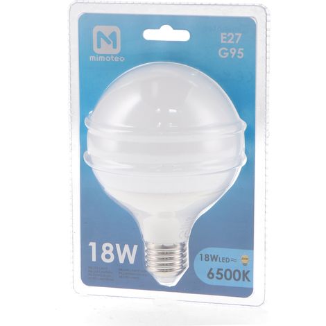 IluminaShop - Bombilla LED E27 G95 18W IP20  Blanco Neutro 4000K (1/3)
