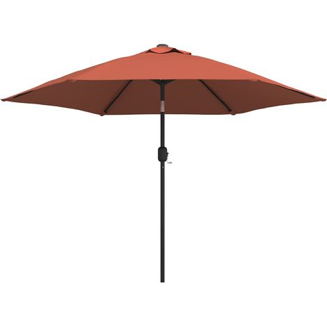 Maison Exclusive - Ombrellone da Giardino con Palo in Metallo 300 cm Terracotta (1/5)