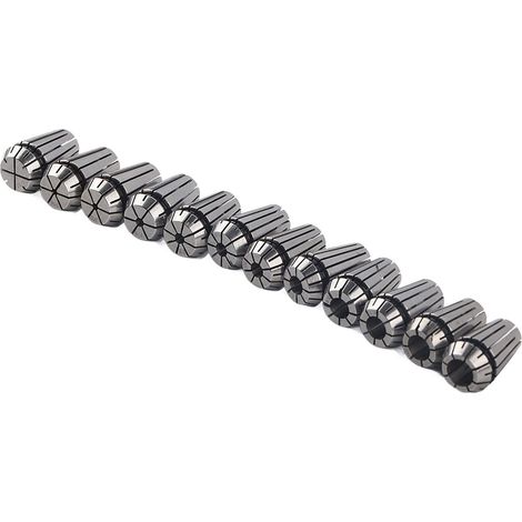 Ensemble de 12 ressorts de mandrin de précision pour machines de fraisage et de gravure CNC, accessoires industriels ER16 (1/5)